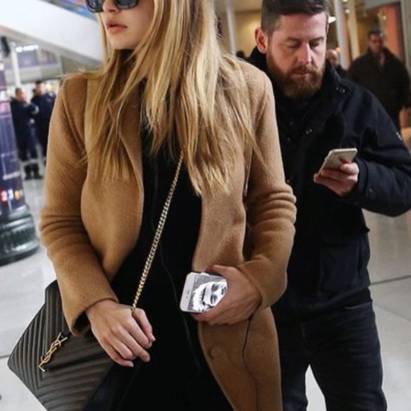 MSRP $3,200 Like New! YSL SAINT LAURENT ENVELOPE LARGE MATELASSÉ GRAIN DE POUDR - Picture 4 of 16